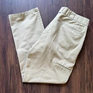 Dickies Tan Khaki Work Pants Men’s 36x30 Classic Fit Straight Leg
